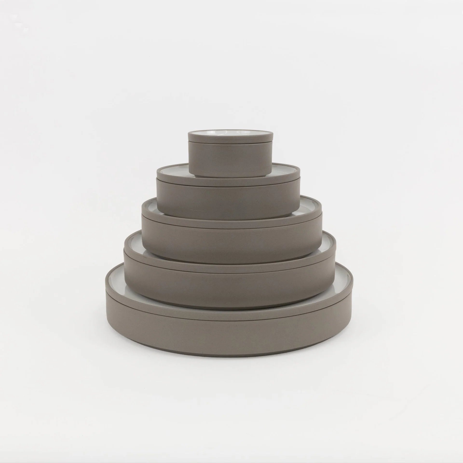 HAW103 - Plate / Lid Ash White ø 7 3/8"