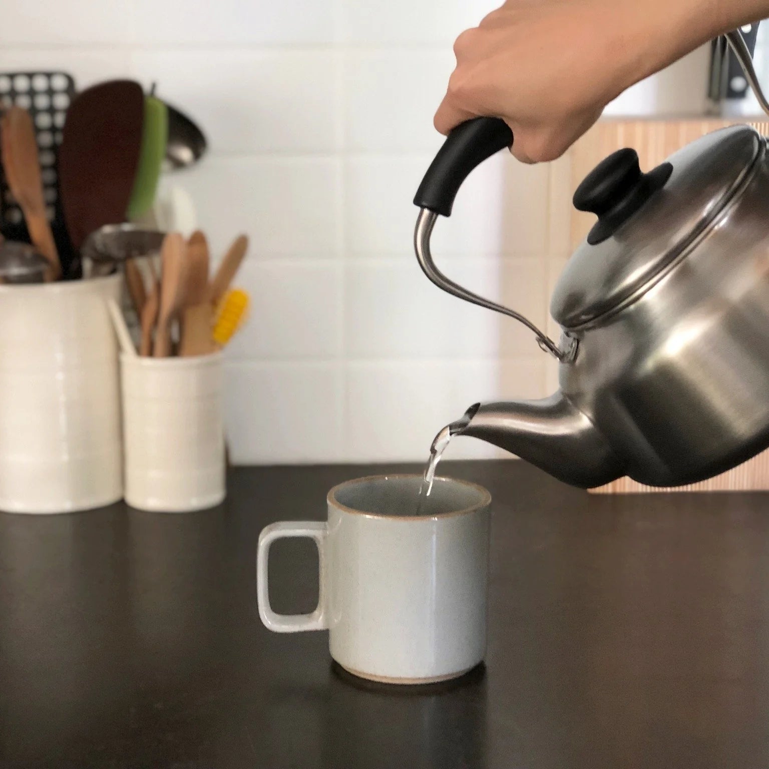 Sori Yanagi Stainless Steel Kettle